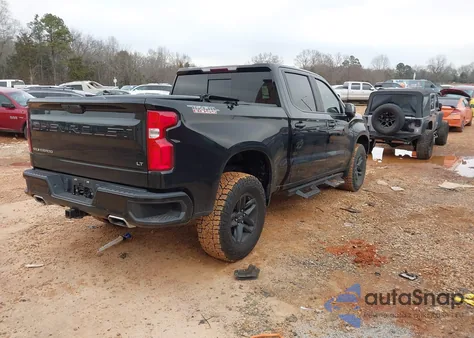 2021 Chevrolet Silverado 1500 4Wd Short Bed Lt Trail Boss z USA, uszkodzony, nr VIN 1GCPYFED8MZ317788